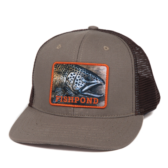 Fishpond Slab Trucker Hat -Sandstone/Brown in de groep Kleding & Schoenen / Petten, mutsen en overig / Petten / Truckerpetten bij Sportfiskeprylar.se (STH-S-B)