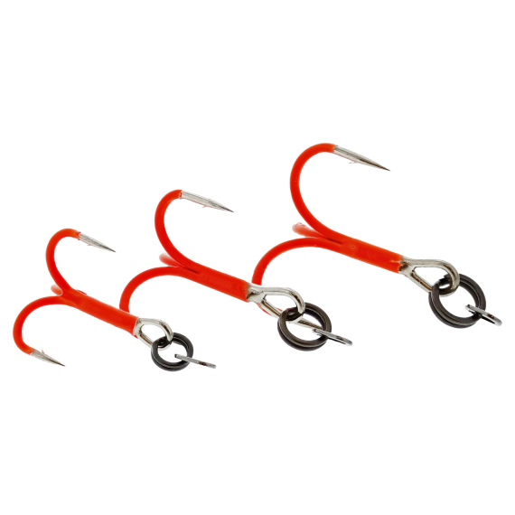 Westin Rigged Trout Treble Hooks Uv Orange in de groep Haken & Terminal Tackle / Haken / Dreggen bij Sportfiskeprylar.se (T108-805-064r)