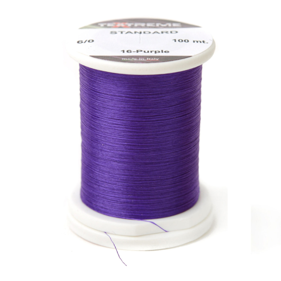 Textreme Tying Thread Standard 6/0 - Purple in de groep Haken & Terminal Tackle / Vliegvis bindmateriaal / Vliegbindmateriaal / Binddraad bij Sportfiskeprylar.se (TE-SS6-16)