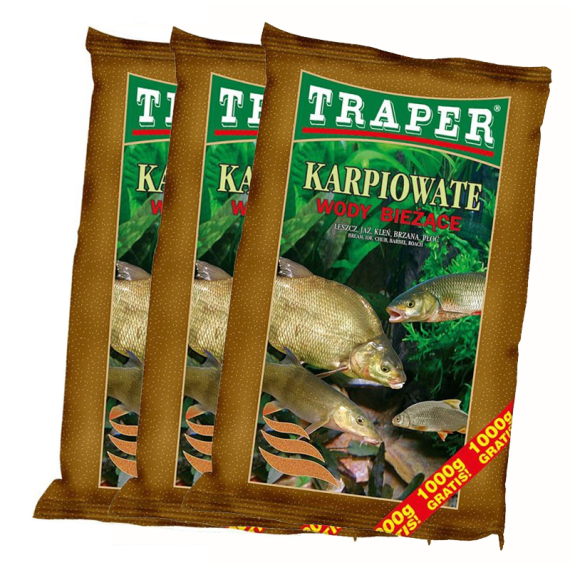 Traper Groundbait Mix 2,5kg x3 in de groep Kunstaas / Boilies, Haakaas & Grondaas / Grondvoer bij Sportfiskeprylar.se (TRAPERGROUNDBAITPACK)