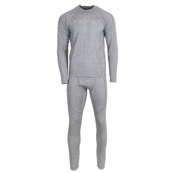 Vision Scout Merino Bamboo Set Grey in de groep Kleding & Schoenen / Kleding / Onderkleding & Ondergoed / Basislaag set bij Sportfiskeprylar.se (V1123-Sr)