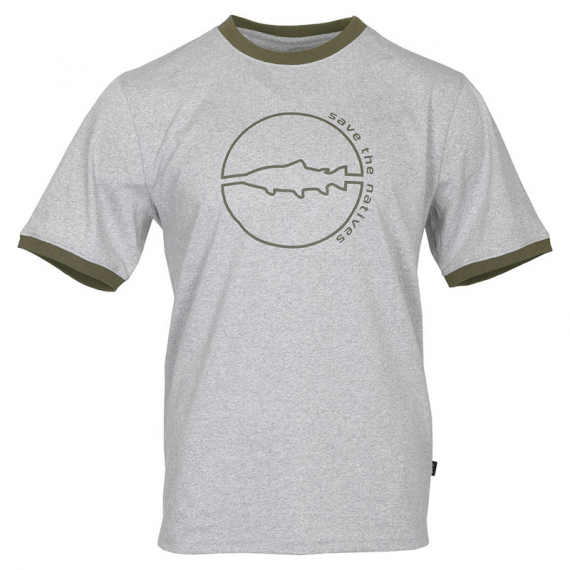 Vision Save T-shirt Grey in de groep Kleding & Schoenen / Kleding / T-shirts bij Sportfiskeprylar.se (V3041-Sr)