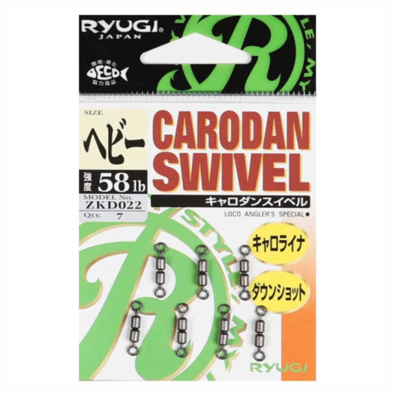 Ryugi Carodan Swivel in de groep Haken & Terminal Tackle / Wartels / Enkele Wartels bij Sportfiskeprylar.se (ZKD022r)