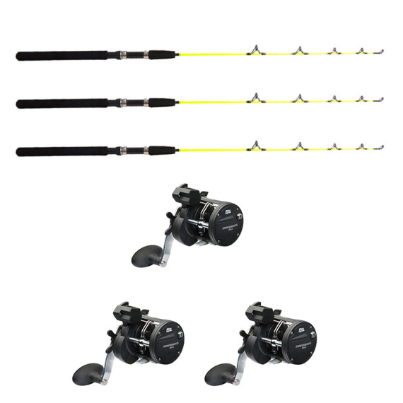 Abu Garcia Cardinal Trolling 20LC/Fladen Ice Pike 115cm Combo Höger 3-Pack in de groep Vismethoden / IJsvissen / Ijsviscombinaties / IJsvis kits bij Sportfiskeprylar.se (cardinal1153pcsset)