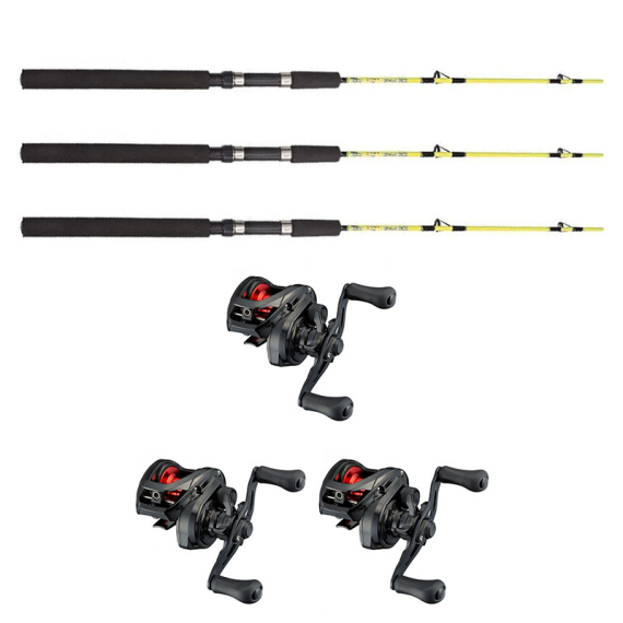 Daiwa PR100L/Fladen Ice Pike 130cm Combo Vänster 3-Pack in de groep Vismethoden / IJsvissen / Ijsviscombinaties / IJsvis kits bij Sportfiskeprylar.se (daiwaprfladen1303pcsset)