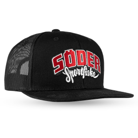 Söder Sportfiske Flatbrim Mesh Cap Black