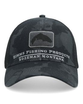 Simms Trout Icon Trucker Regiment Camo Carbon