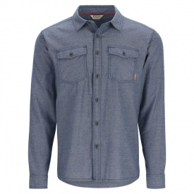 Simms Shoal Flannel Shirt Midnight