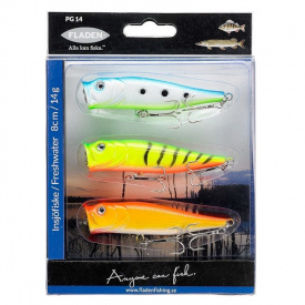 Fladen Popper 8,7cm Floating 3pcs