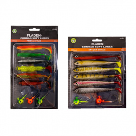 Fladen Conrad Softlures 3x6 Assorted Colors