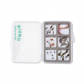 Orvis Super Slim Shirt Pocket Fly Box, 6 Mag Comp