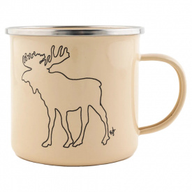 Proelia Outdoor Moose Cup Retro Enamelled