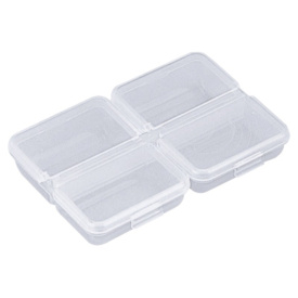 Meiho Accessories Box, 95x68x18 - 4 Comp - Clear