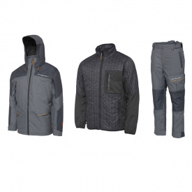 Savage Gear Thermo Guard 3-Piece Suit Charcoal Grey Melange