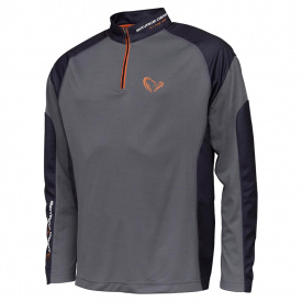 Savage Gear Tournament Shirt 1/2 Zip, Sedona Grey