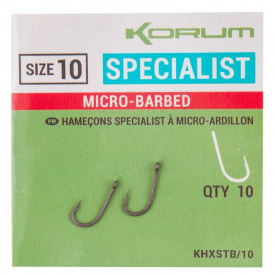 Korum XPERT Specialist Micro Barbed Hooks