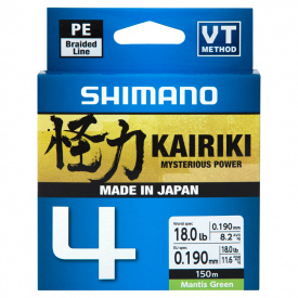 Shimano Kairiki 4, Mantis Green - 150m