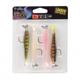 Fox Rage UV Spikey Shad Loaded Mix Packs (4-pak)