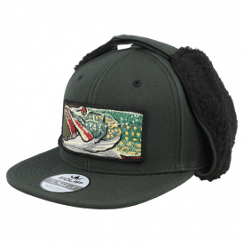 Skillfish Big Pike Vintage Black Ear Flap Snapback