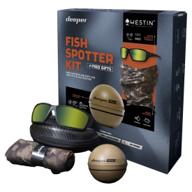 Deeper Smart Sonar CHIRP+ 2.0 Fish Spotter Kit (Westin W6 Sport + Deeper Neck Gaiter)