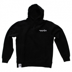 Wolfcreek Lures Pike Logo Hoodie, Black