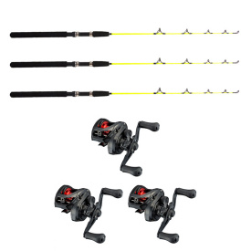 Daiwa PR100L / Fladen Ice Pike 115cm Vänster 3-Pack