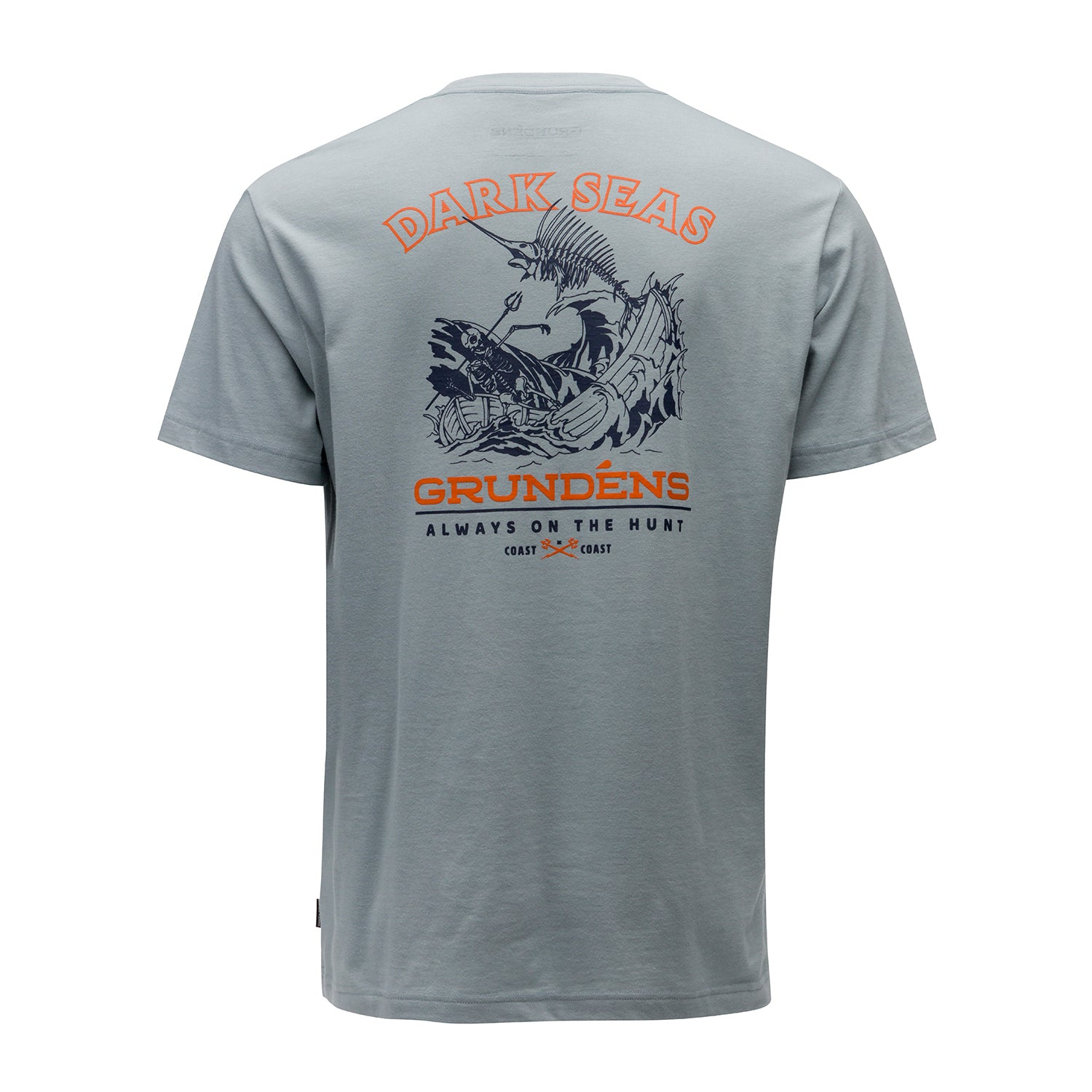 Grundéns Dark Seas X Battlelines SS T-Shirt Silver