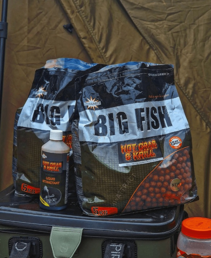 Dynamite Baits Big Fish Hot Crab & Krill Boilies 1,8kg