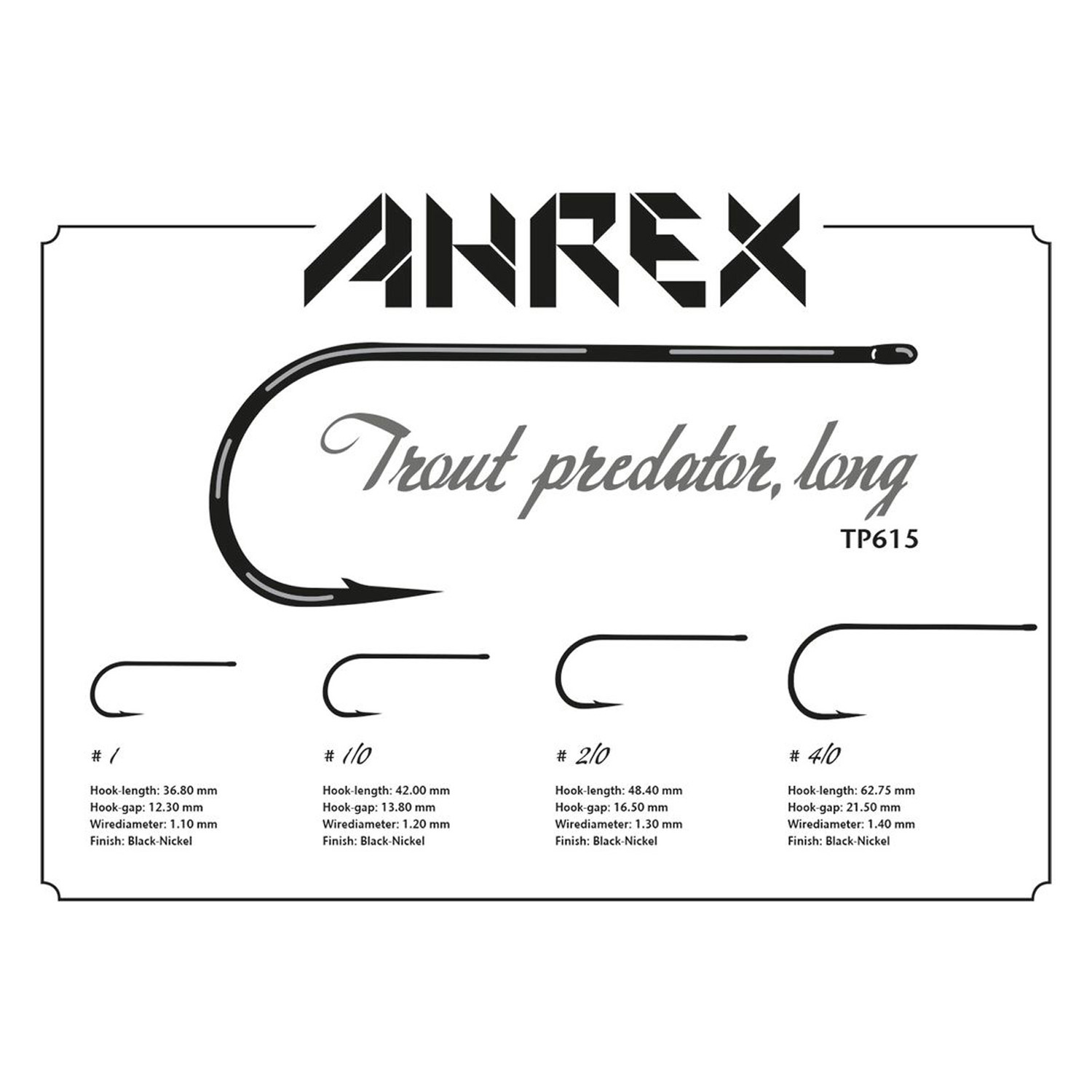 Ahrex TP615 Trout Predator Long 10-pack